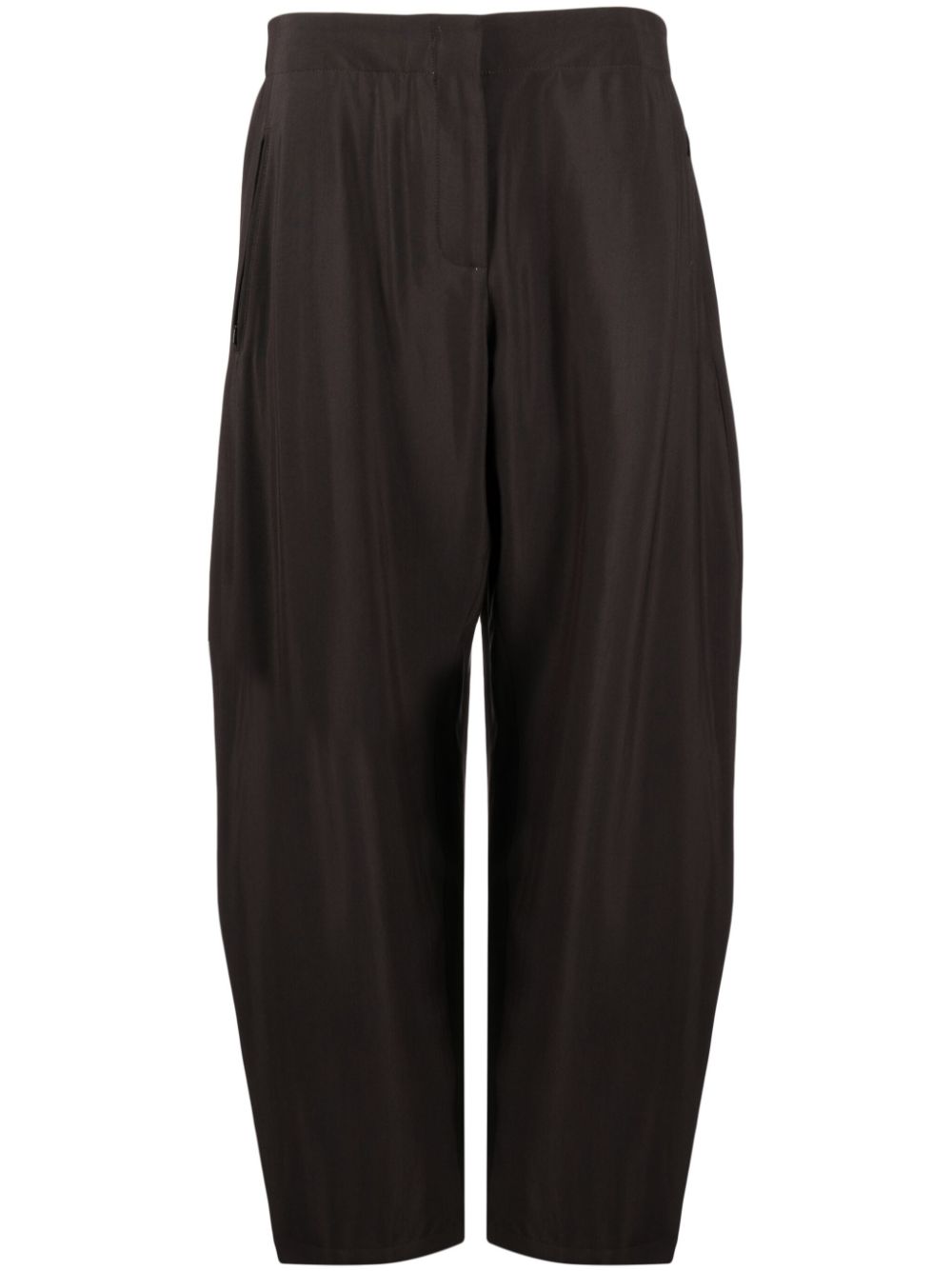 Studio Nicholson Dordoni low-rise tapered trousers - Brown von Studio Nicholson