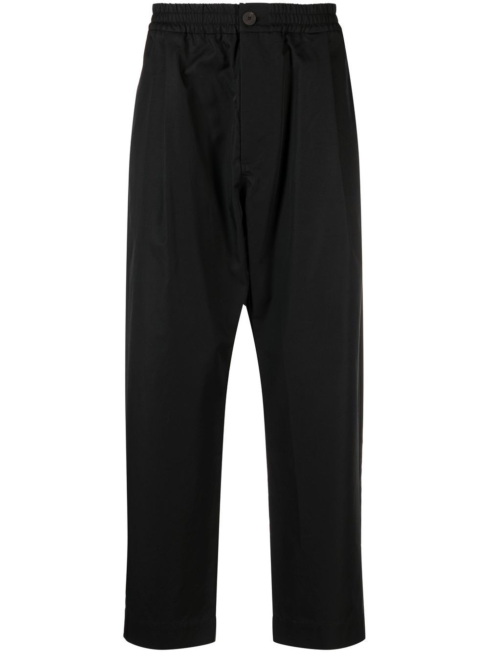 Studio Nicholson Gentile cotton-blend tapered-leg trousers - Black von Studio Nicholson