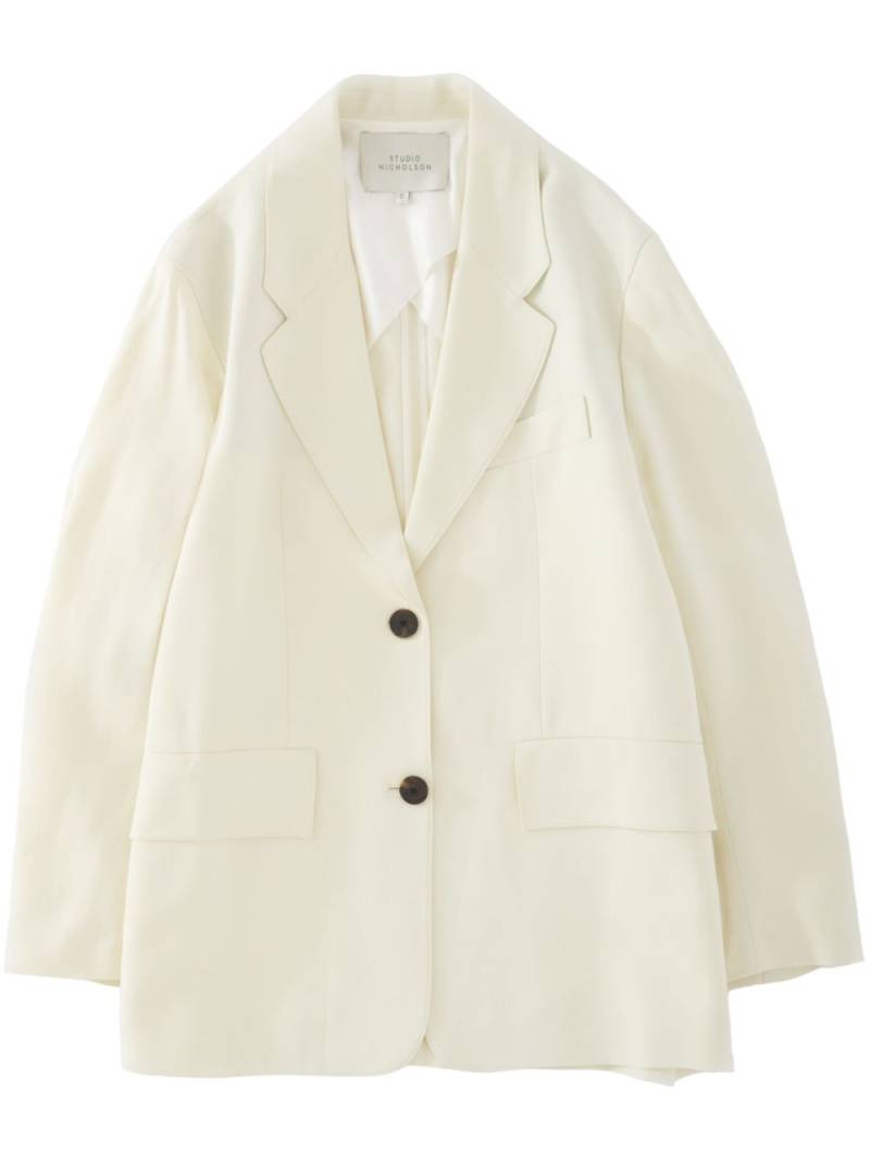 Studio Nicholson Phelps blazer - White von Studio Nicholson