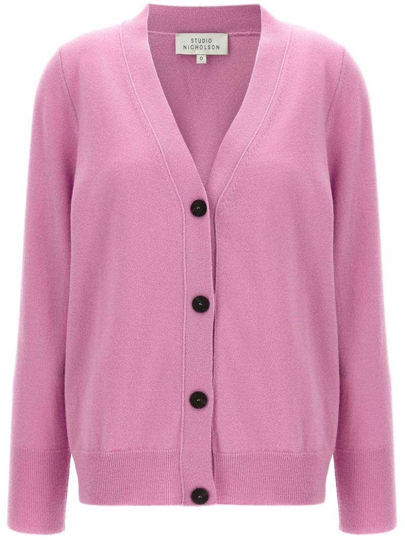 Studio Nicholson Rall cardigan - Pink von Studio Nicholson