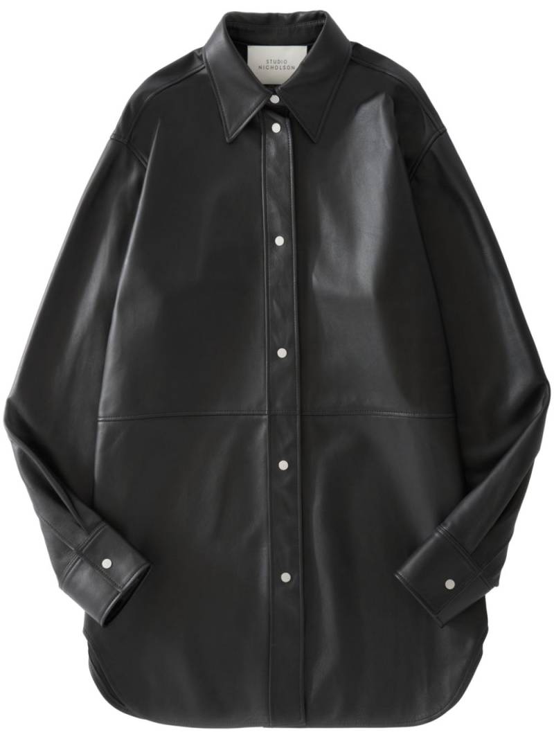 Studio Nicholson Santos shirt - Black von Studio Nicholson