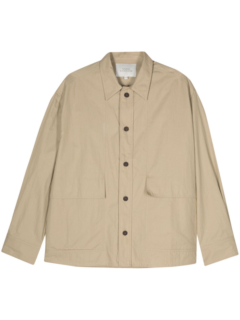 Studio Nicholson Spirit twill shirt - Neutrals von Studio Nicholson