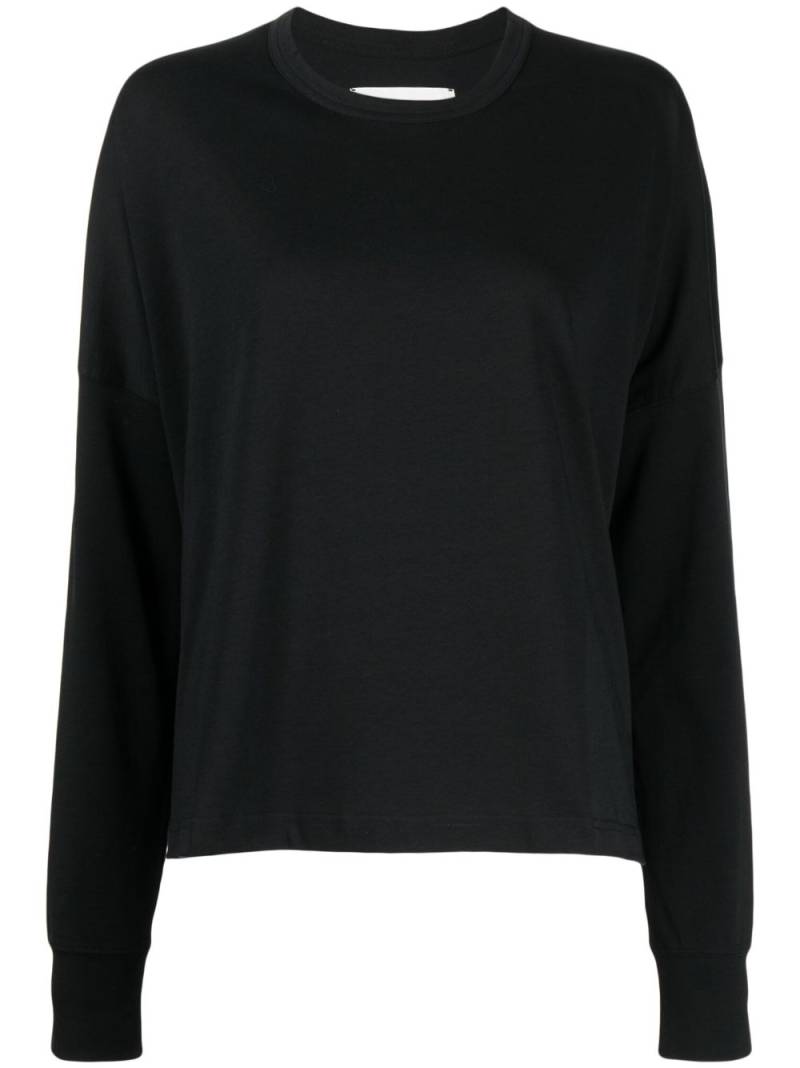 Studio Nicholson crew-neck long-sleeve sweatshirt - Black von Studio Nicholson