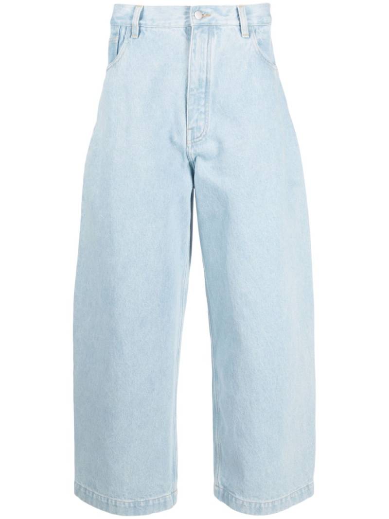 Studio Nicholson cropped wide-leg jeans - Blue von Studio Nicholson