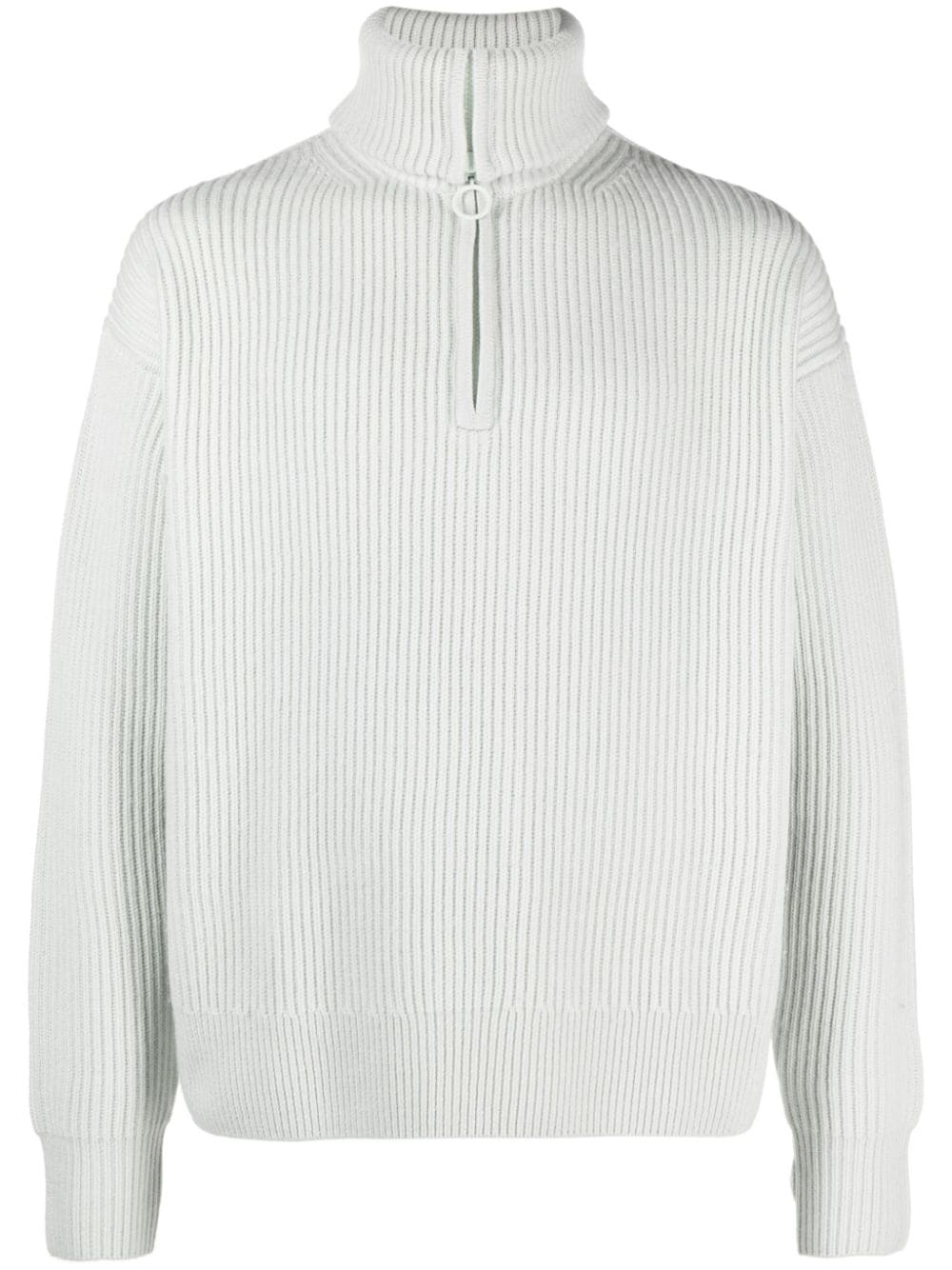 Studio Nicholson half-zip merino-wool jumper - Green von Studio Nicholson