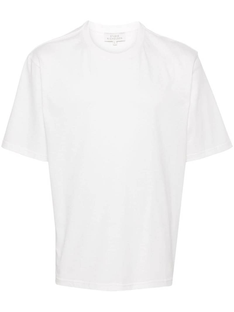 Studio Nicholson logo-print T-shirt - White von Studio Nicholson