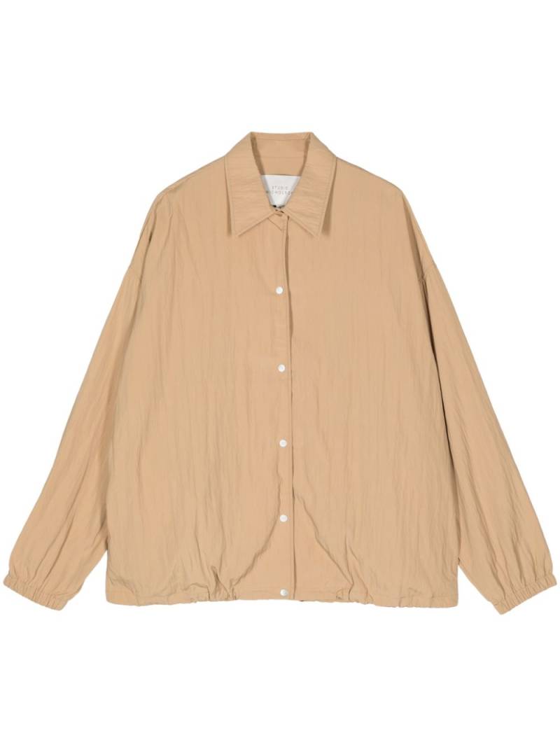 Studio Nicholson long-sleeve bomber jacket - Neutrals von Studio Nicholson