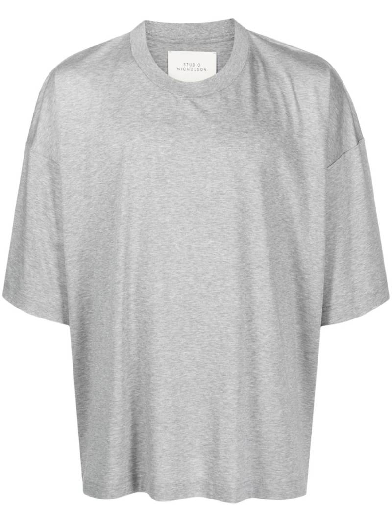 Studio Nicholson oversize-cut cotton T-shirt - Grey von Studio Nicholson