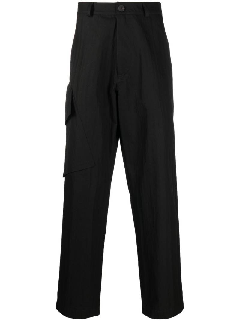 Studio Nicholson straight-leg cargo trousers - Black von Studio Nicholson