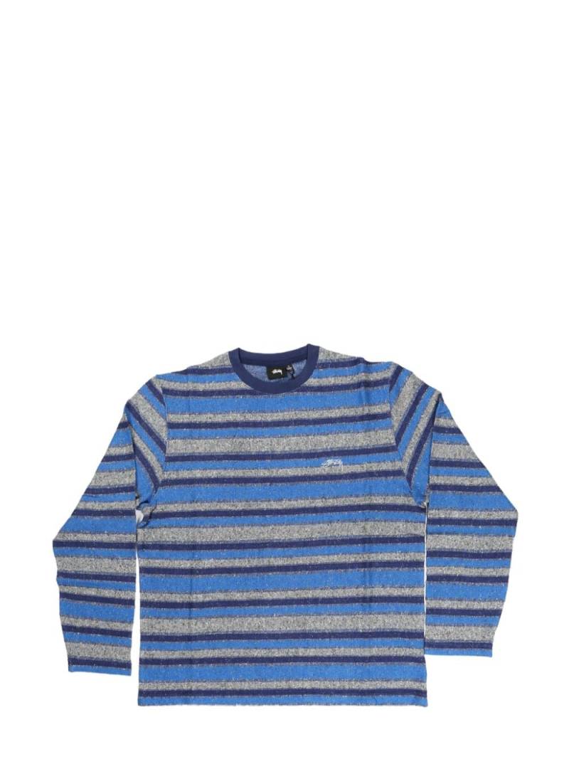 Stüssy Baja stripe sweatshirt - Blue von Stüssy