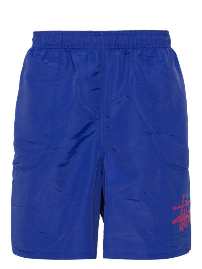 Stüssy Big Basic swim shorts - Blue von Stüssy