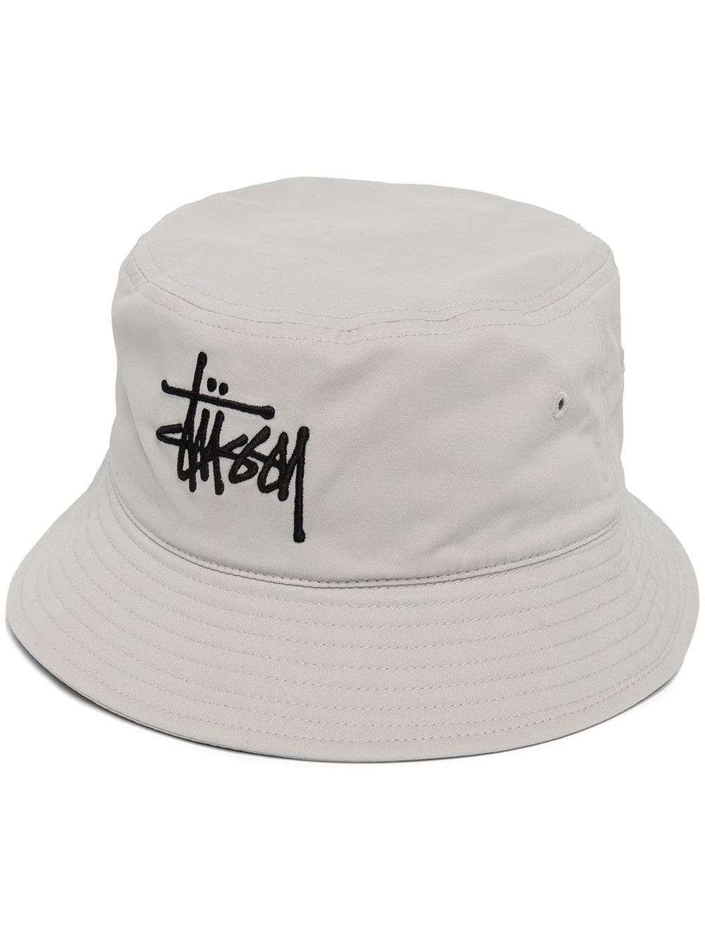 Stüssy Brushed Big Basic bucket hat - Grey von Stüssy