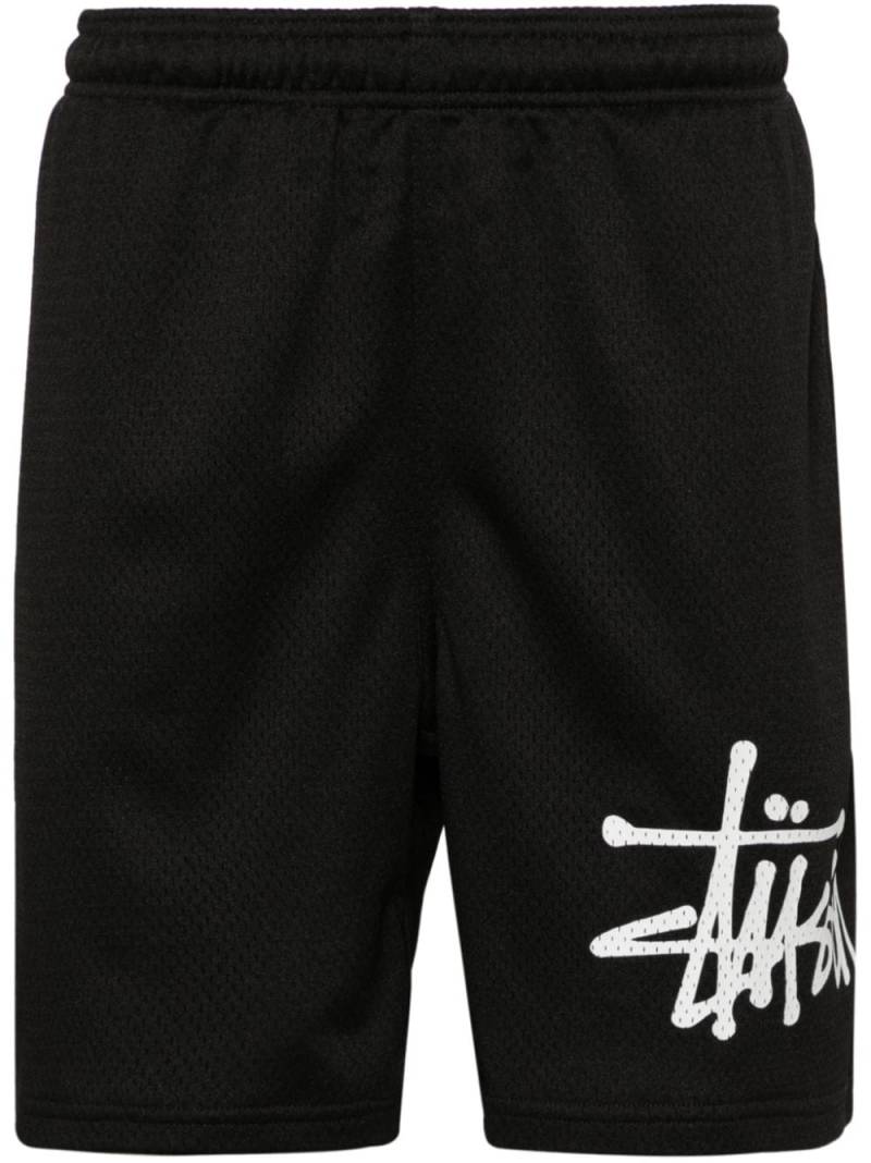 Stüssy Mesh Short Big Basic shorts - Black von Stüssy