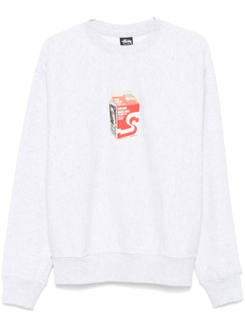 Stüssy Milk sweatshirt - Grey von Stüssy