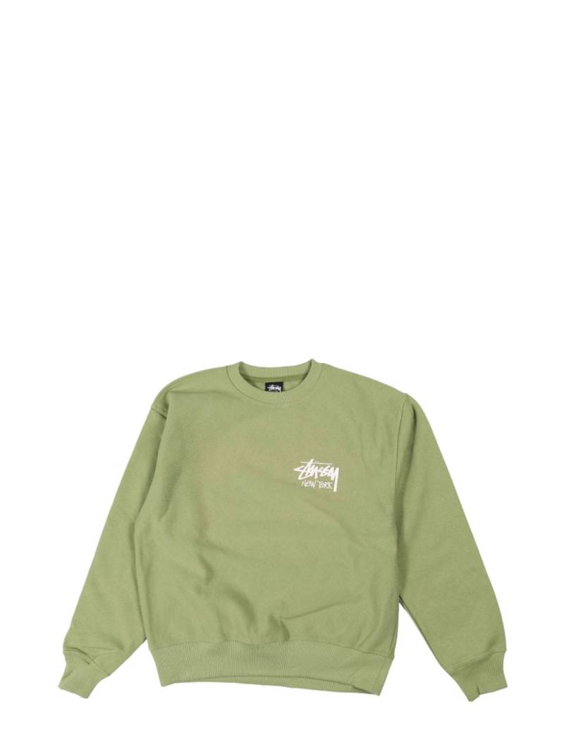 Stüssy New York Crew sweatshirt - Green von Stüssy