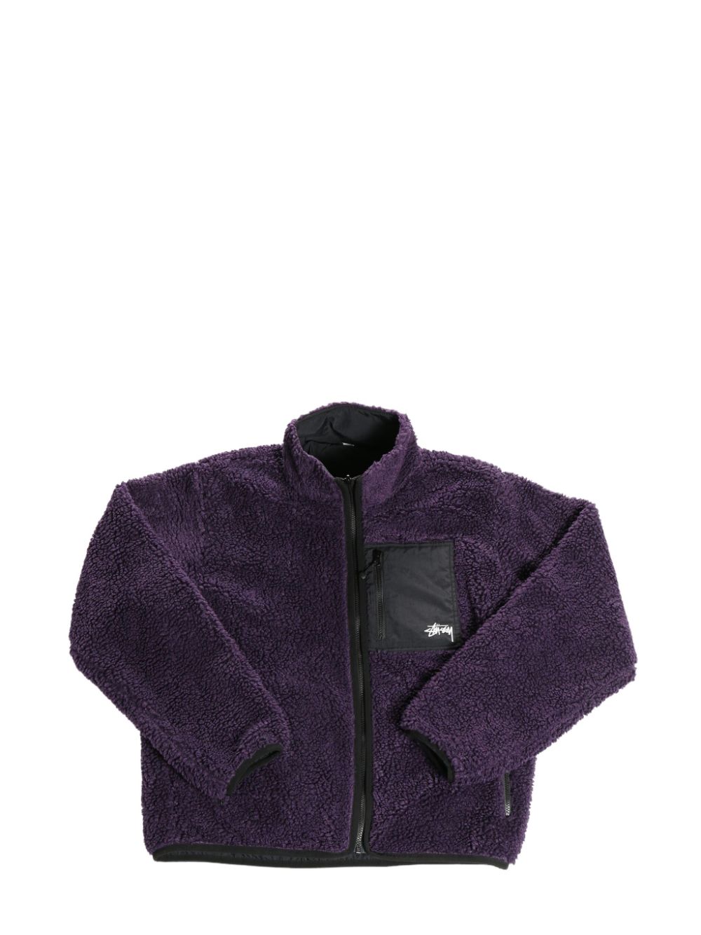 Stüssy Sherpa reversible jacket - Purple von Stüssy