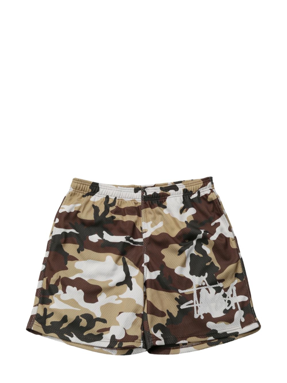 Stüssy camouflage-print shorts - Brown von Stüssy