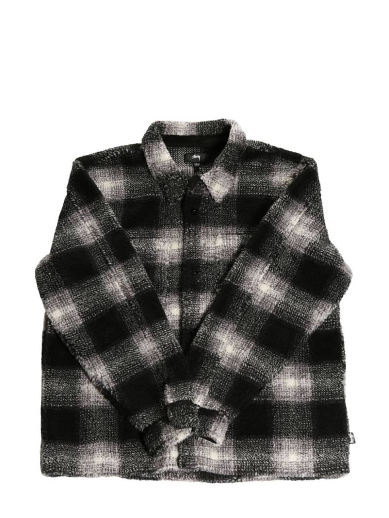 Stüssy check-pattern shirt - Black von Stüssy