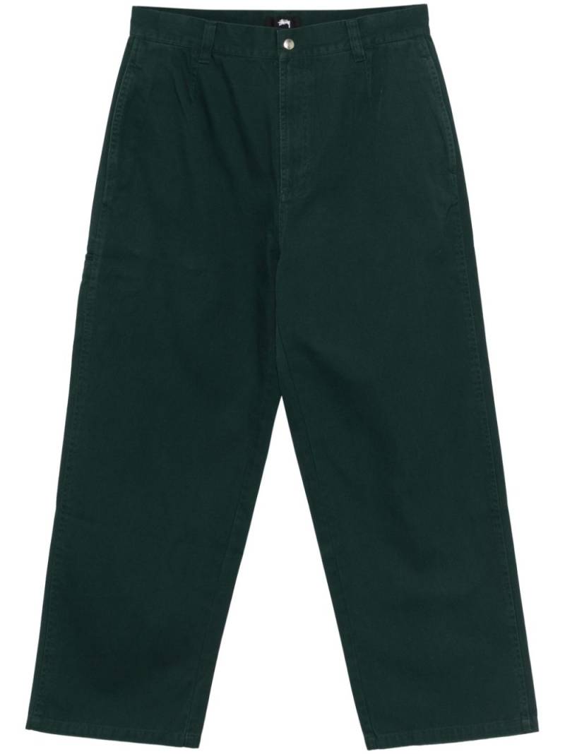 Stüssy cotton chinos - Green von Stüssy