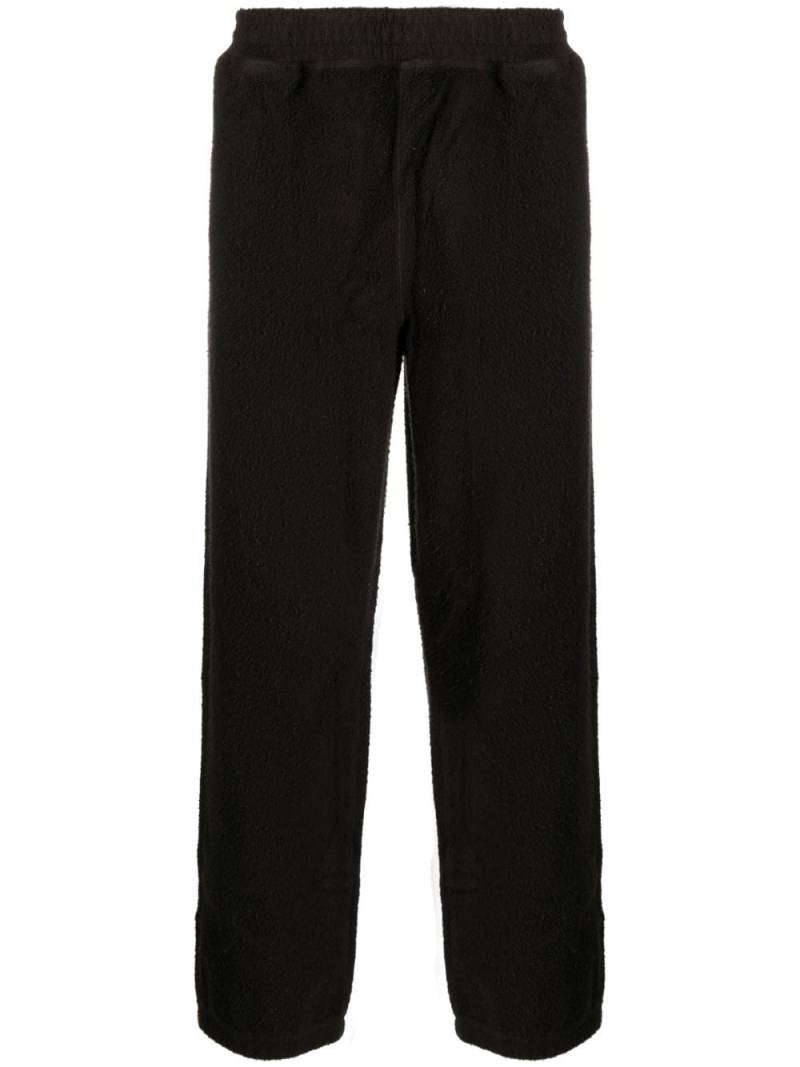 Stüssy cotton-fleece track pants - Black von Stüssy