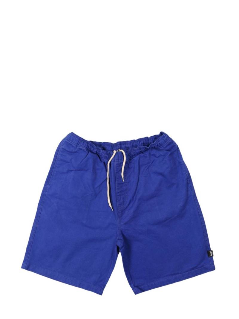 Stüssy drawstring cotton swim shorts - Blue von Stüssy