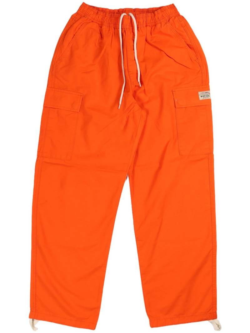 Stüssy drawstring cargo trousers - Orange von Stüssy