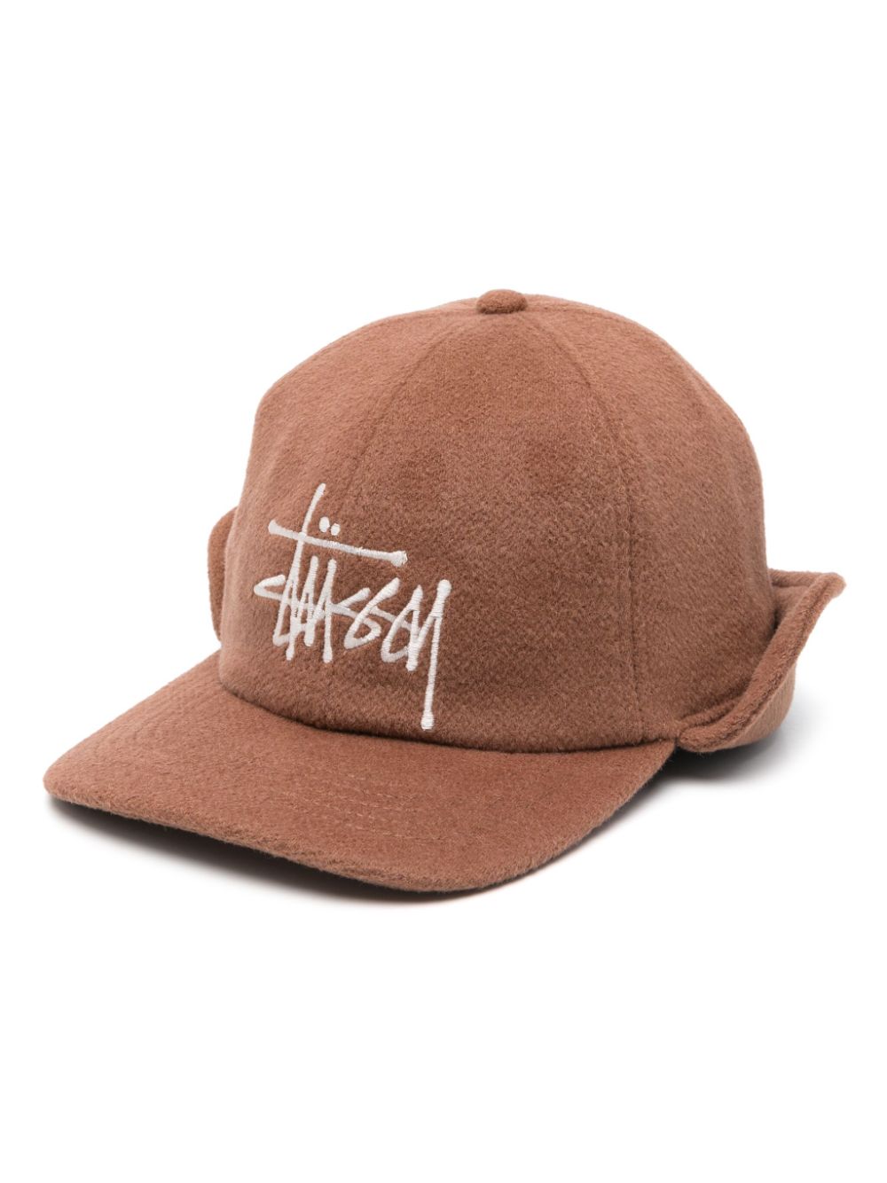 Stüssy ear flaps crown cap - Brown von Stüssy