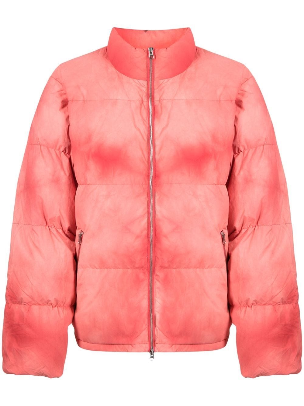 Stüssy faded down jacket - Pink von Stüssy