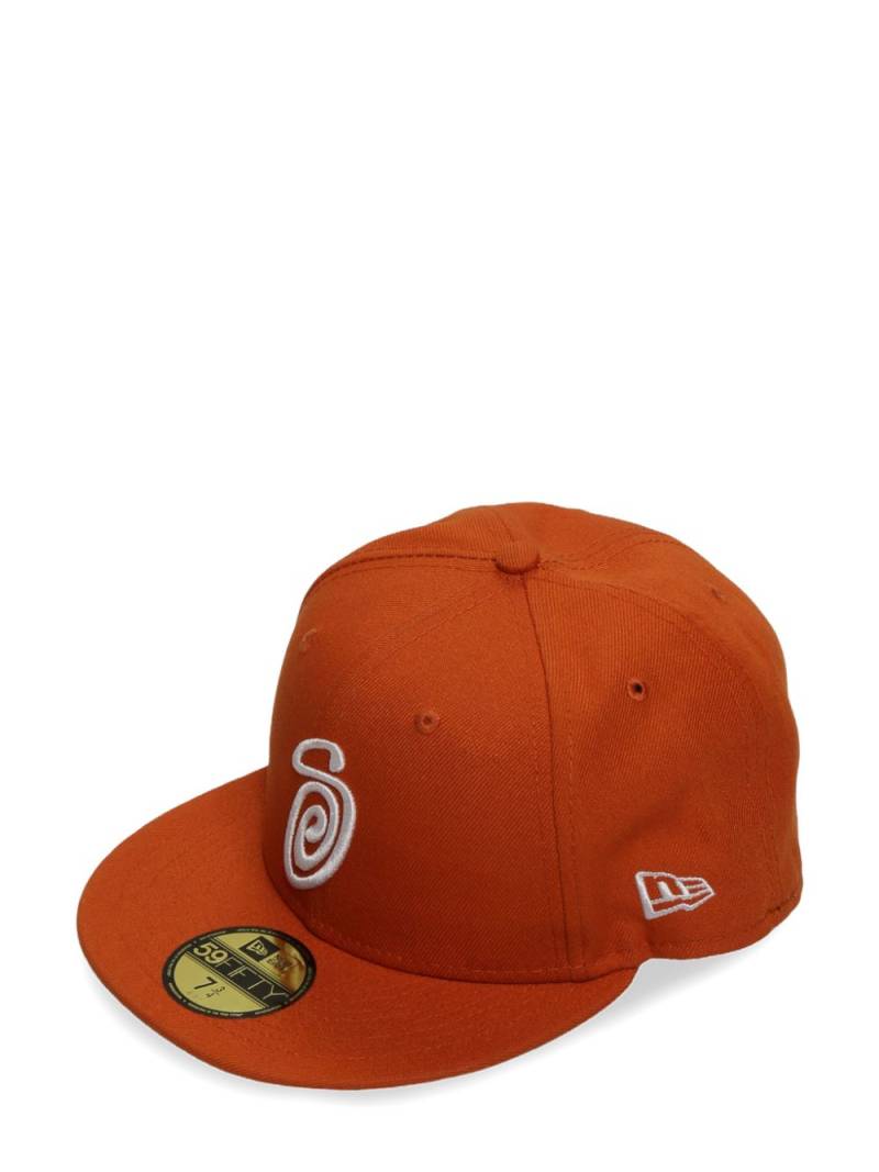 Stüssy logo-embroidered cap - Orange von Stüssy