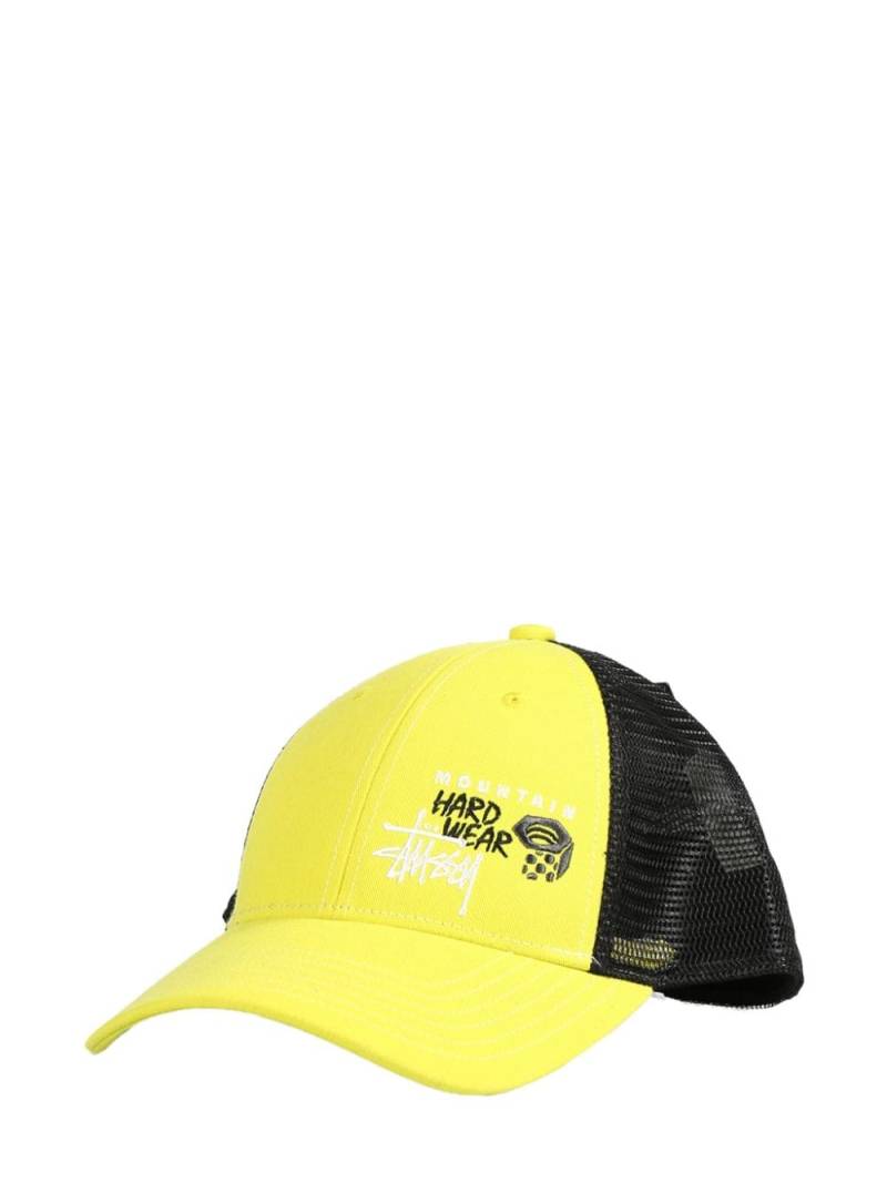 Stüssy logo-embroidered cap - Yellow von Stüssy