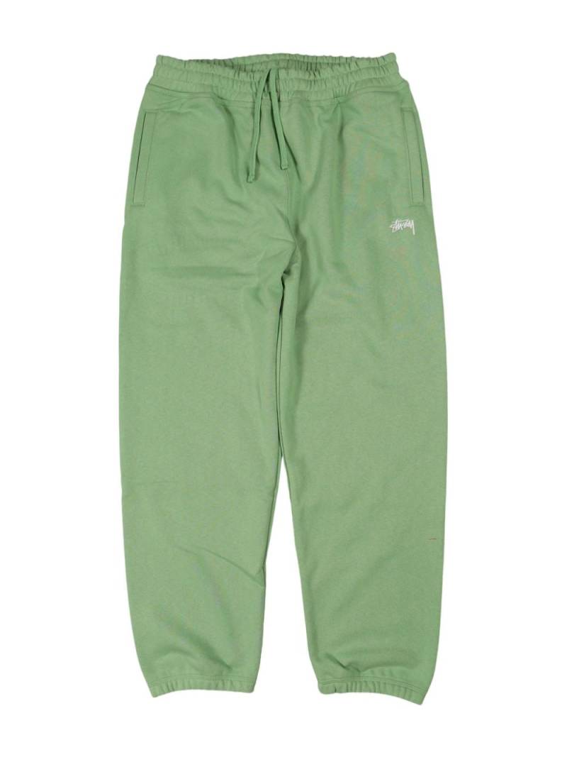 Stüssy logo-embroidered track pants - Green von Stüssy