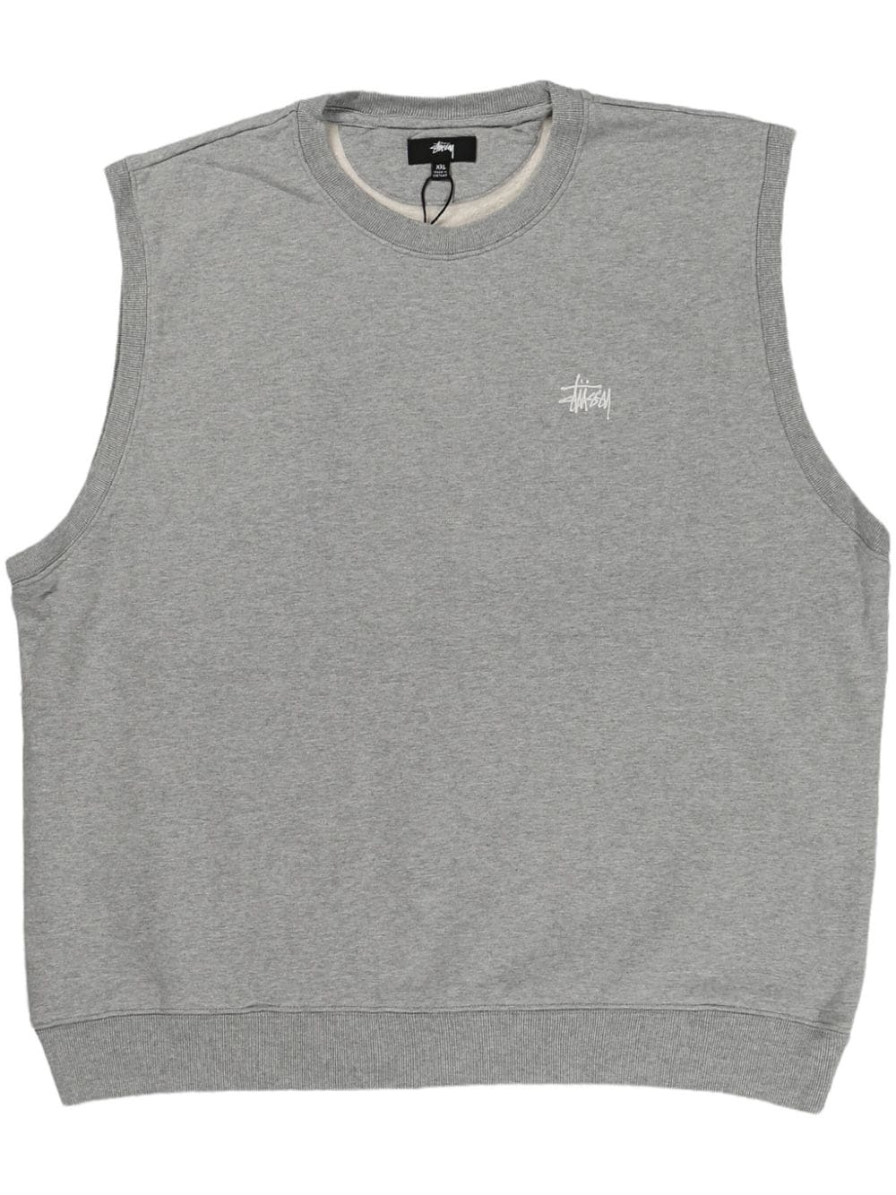 Stüssy logo-embroidered vest - Grey von Stüssy