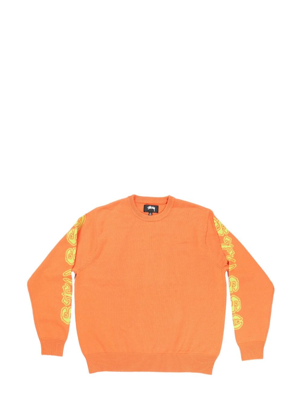 Stüssy logo-jacquard jumper - Orange von Stüssy