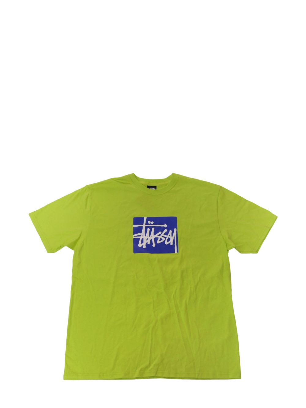 Stüssy logo-print cotton t-shirt - Green von Stüssy