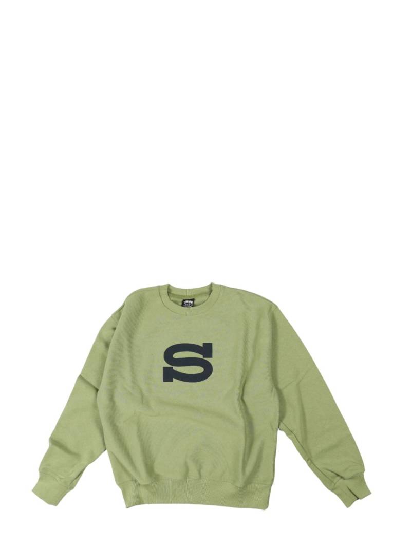 Stüssy logo-print sweatshirt - Green von Stüssy