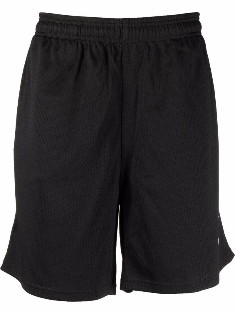 Stüssy logo-print track shorts - Black von Stüssy