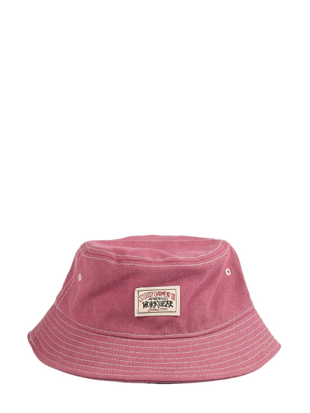 Stüssy logo-tag bucket hat - Pink von Stüssy