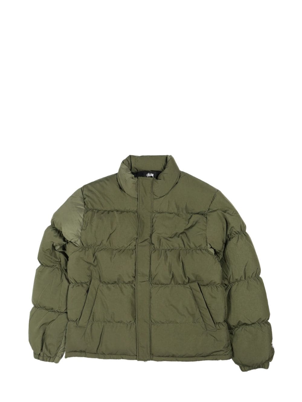 Stüssy panelled padded jacket - Green von Stüssy