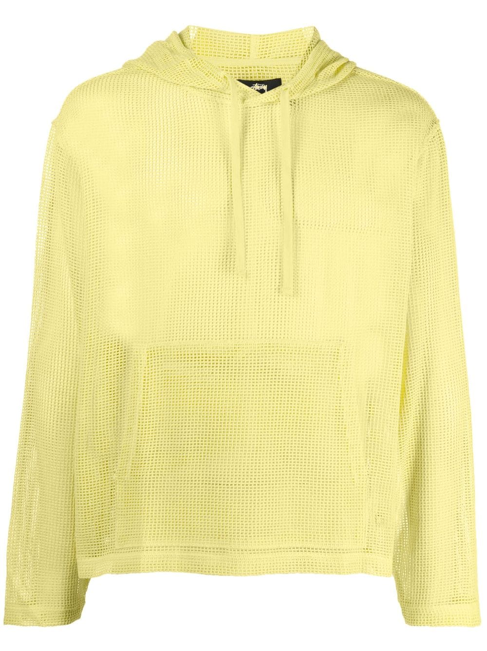 Stüssy perforated long-sleeve hoodie - Yellow von Stüssy