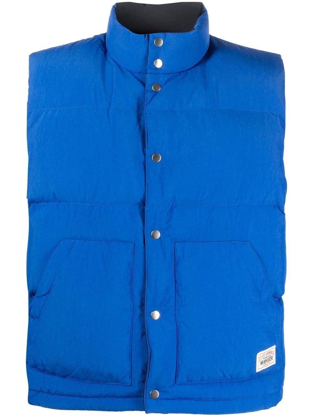 Stüssy recycled padded down gilet - Blue von Stüssy