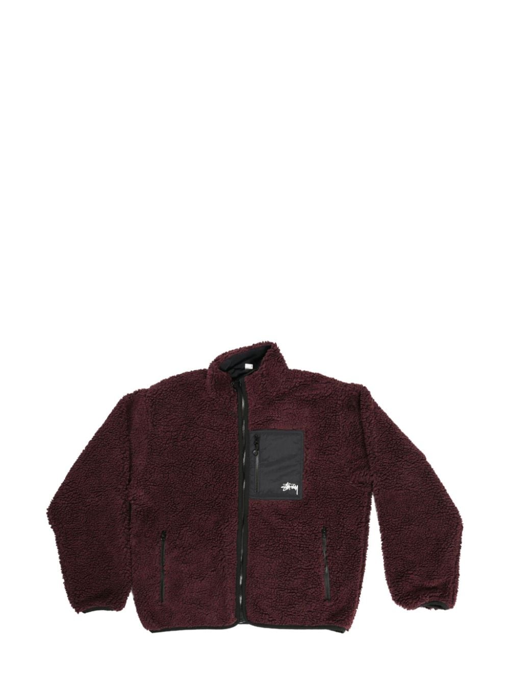 Stüssy reversible fleece-texture jacket - Red von Stüssy