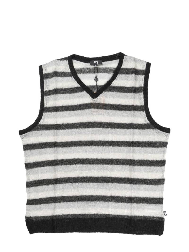 Stüssy striped vest - Grey von Stüssy