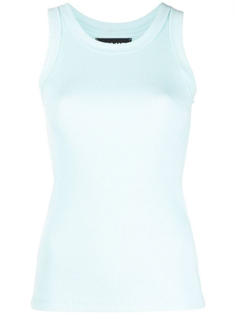 STYLAND fitted tank top - Blue von STYLAND