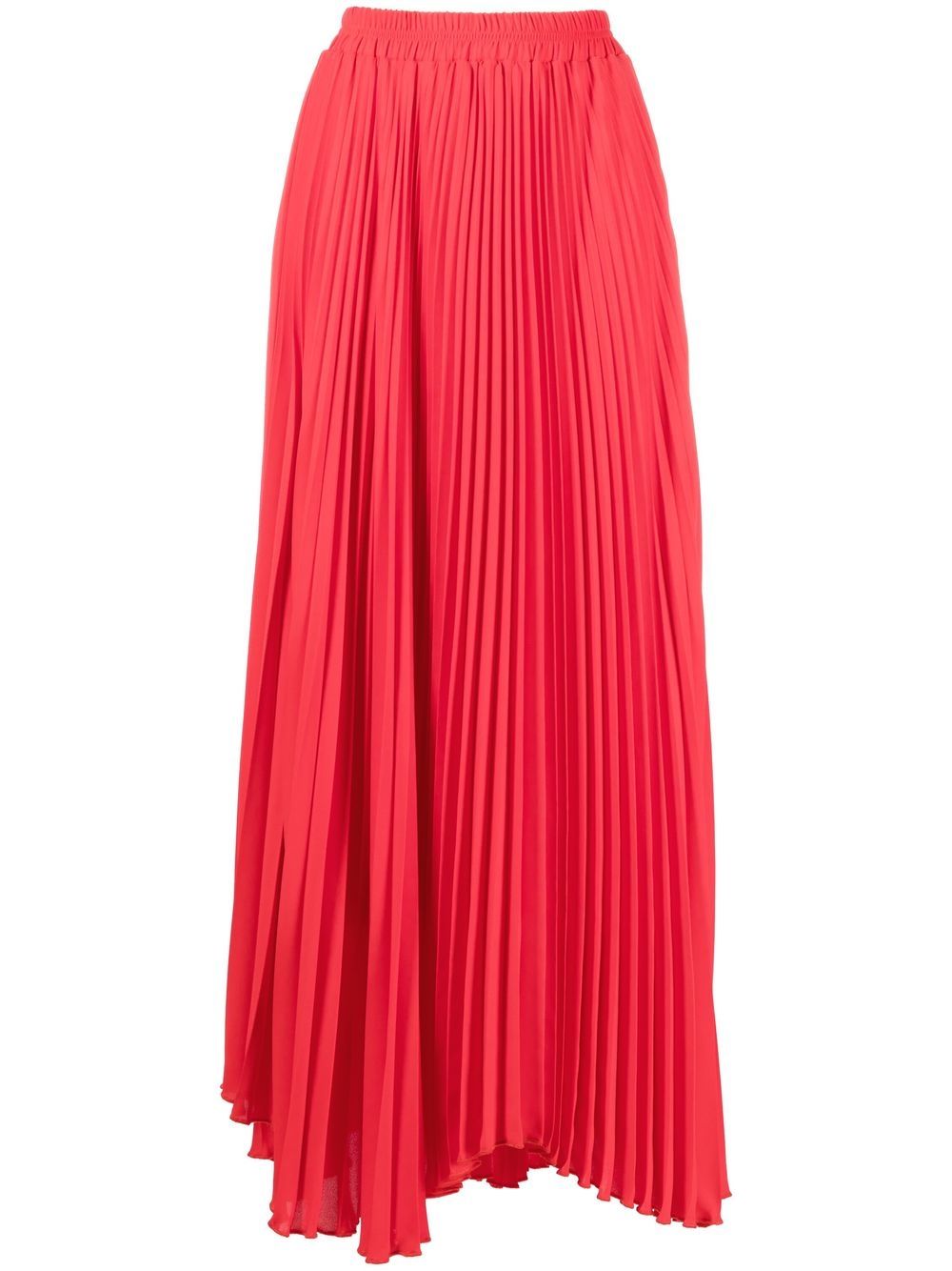 STYLAND pleated maxi skirt - Red von STYLAND