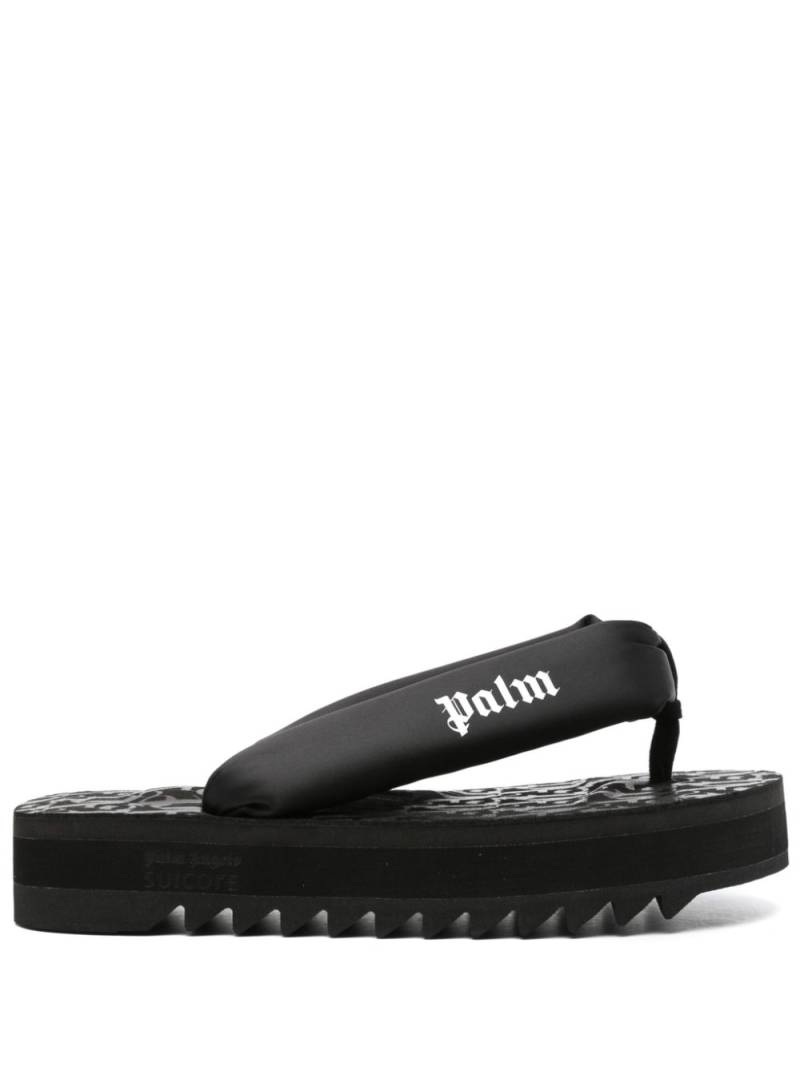 Suicoke x Palm Angels GTA logo-print sandals - Black von Suicoke x Palm Angels