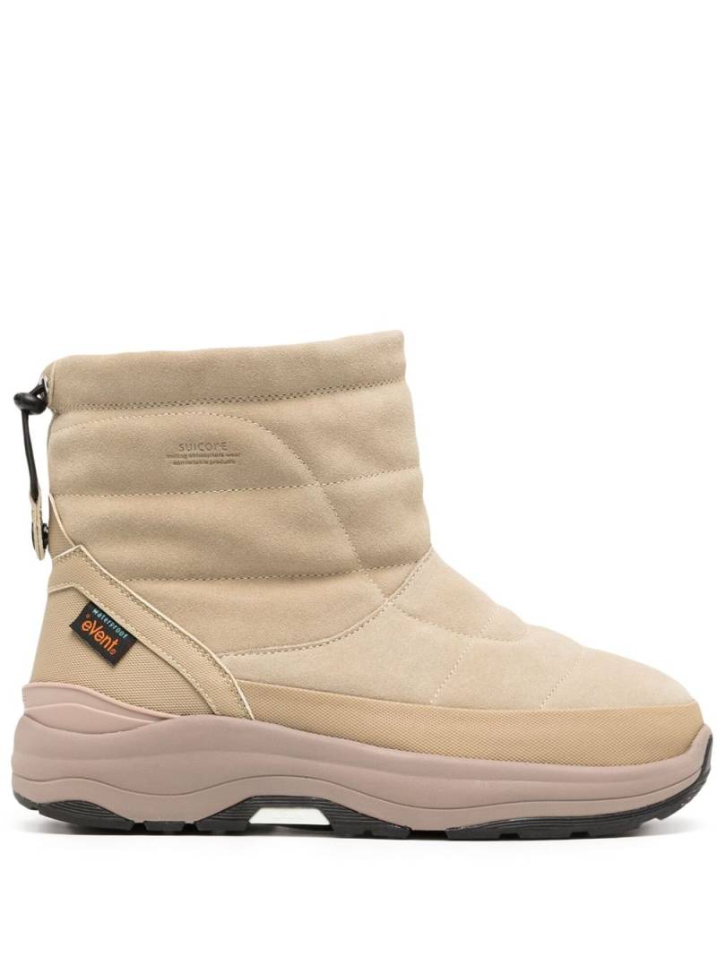 Suicoke Bower suede snow boots - Neutrals von Suicoke