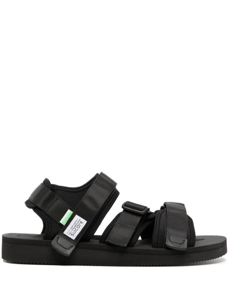 Suicoke Kisee-Cab logo-patch sandals - Black von Suicoke