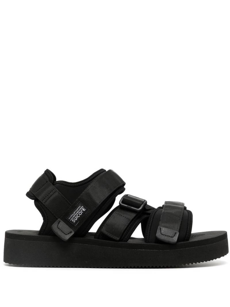 Suicoke Kisee-VPO logo-detail sandals - Black von Suicoke