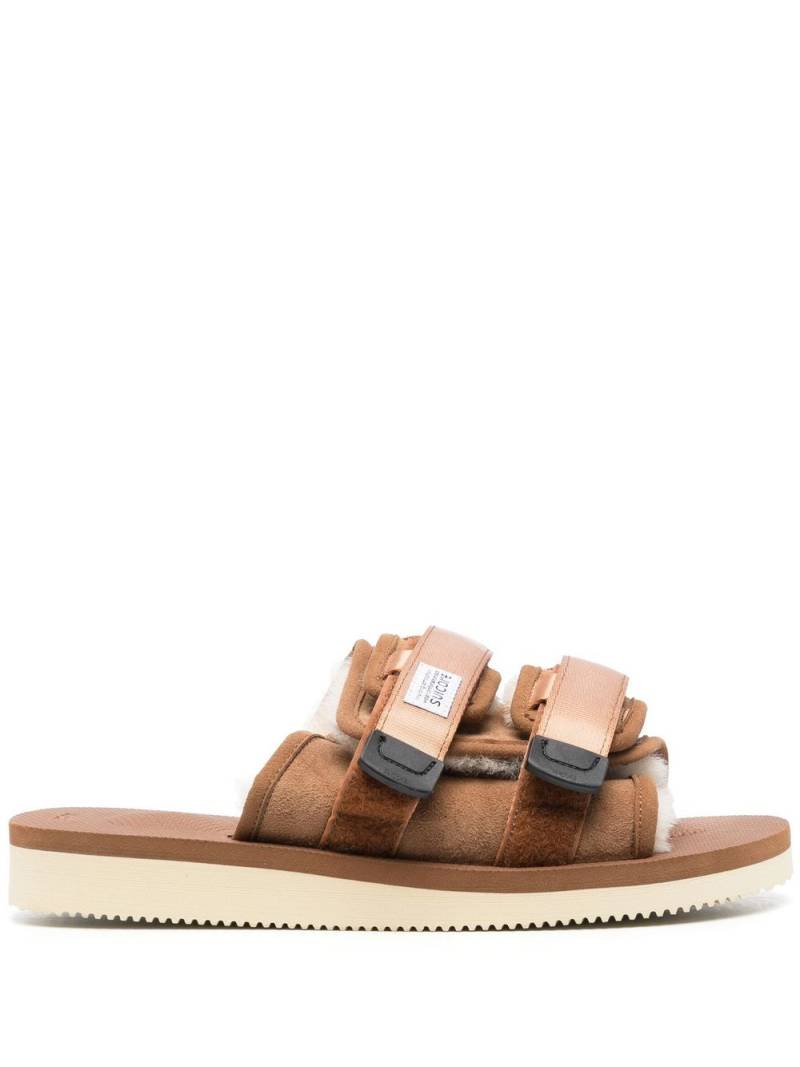 Suicoke Moto-Mab touch-strap sandals - Brown von Suicoke