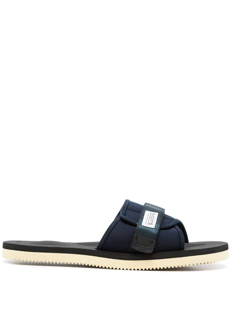 Suicoke Padri flat slides - Blue von Suicoke